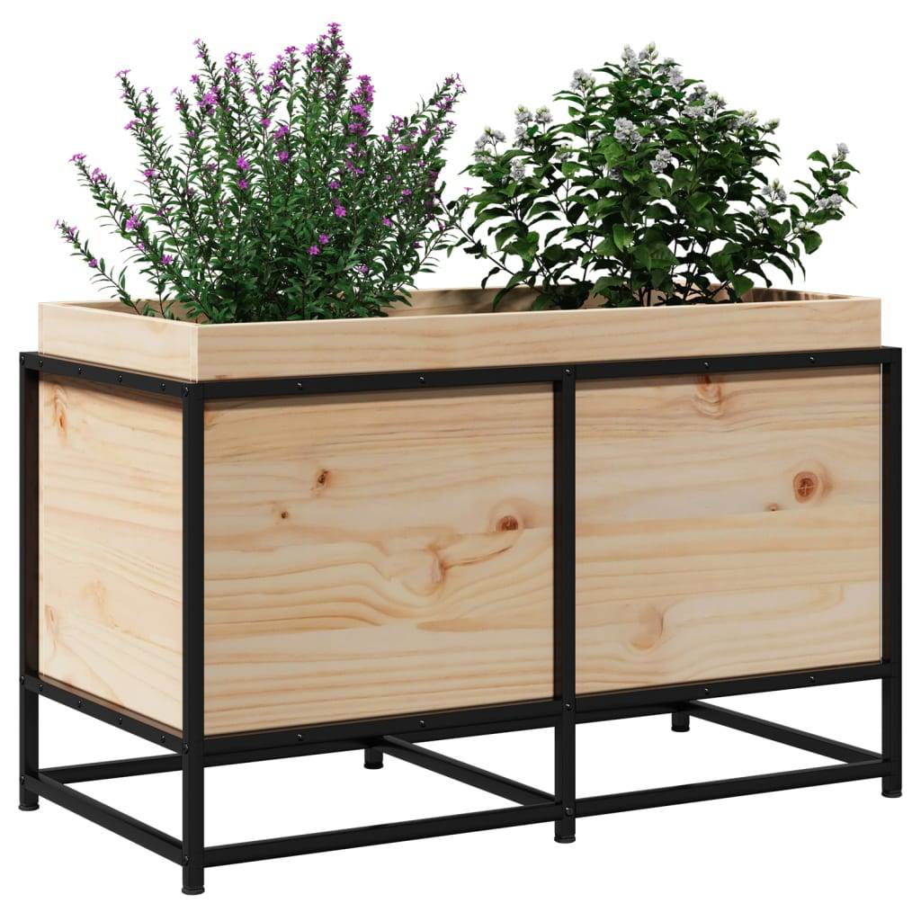 Maison Chic - Jardinière, Bac à fleurs, Pot de fleurs 80x40x50 cm bois de pin massif - Imagen 4