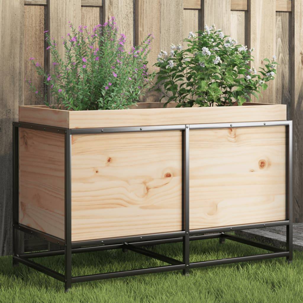 Maison Chic - Jardinière, Bac à fleurs, Pot de fleurs 80x40x50 cm bois de pin massif - Imagen 2
