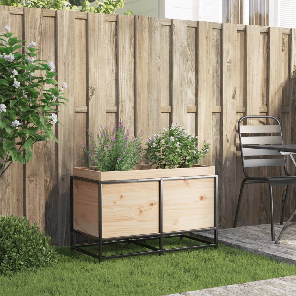 Maison Chic - Jardinière, Bac à fleurs, Pot de fleurs 80x40x50 cm bois de pin massif - Imagen 3
