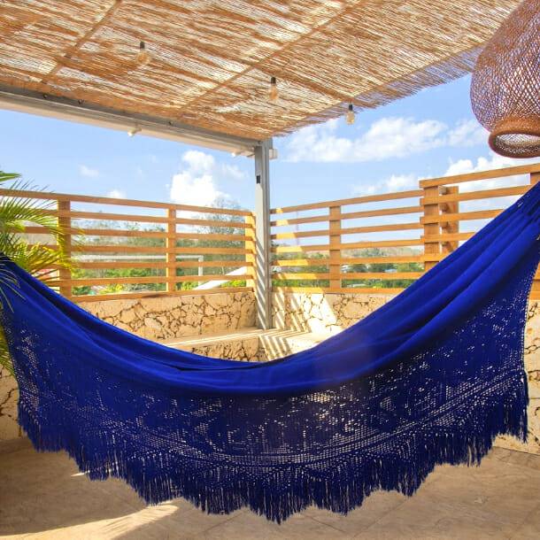 Hamac Del Sol - Hamac Ibagué XXL Bleu nuit- Hamac del Sol - Imagen 2