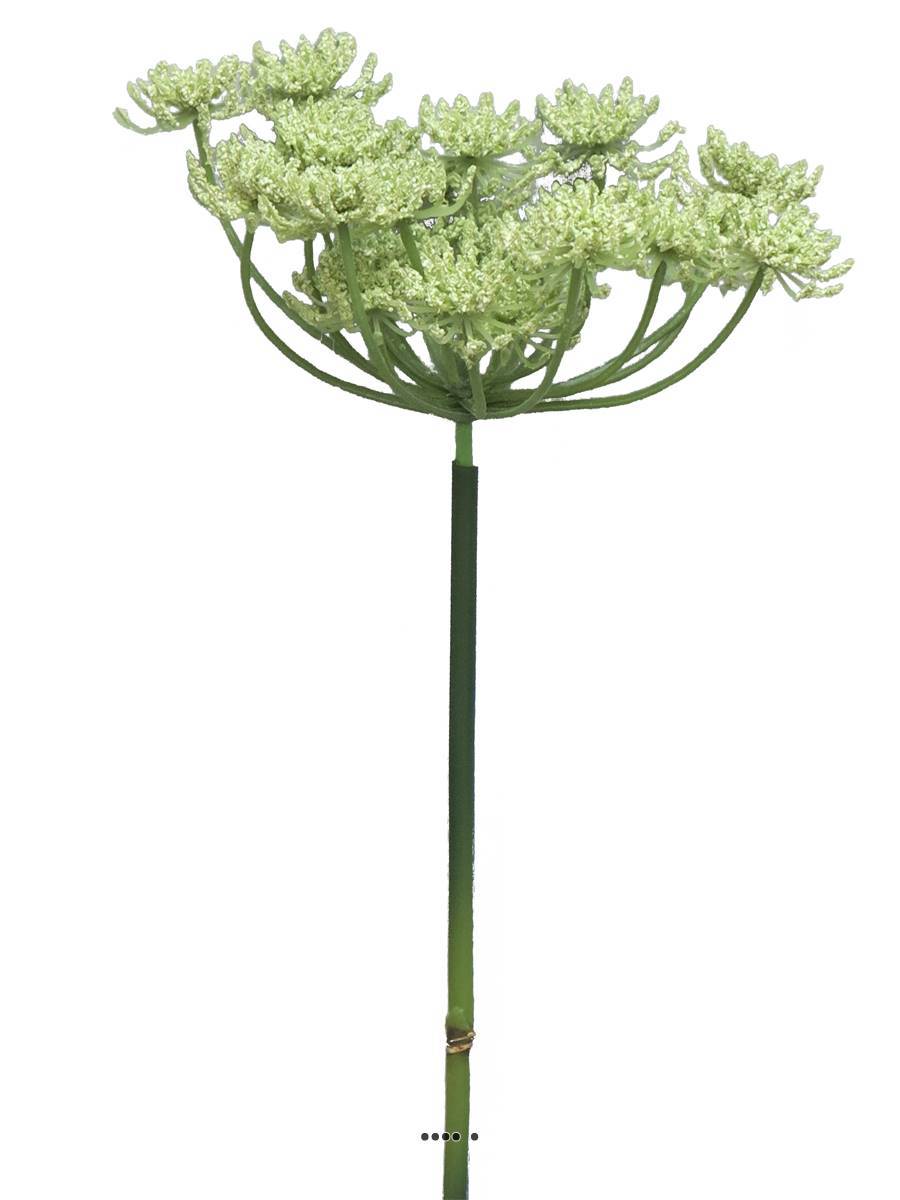 Artificielles - Fleur de carotte sauvage artificielle en tige, H72cm Crème vert - BEST - couleur: Crème vert - Imagen 2