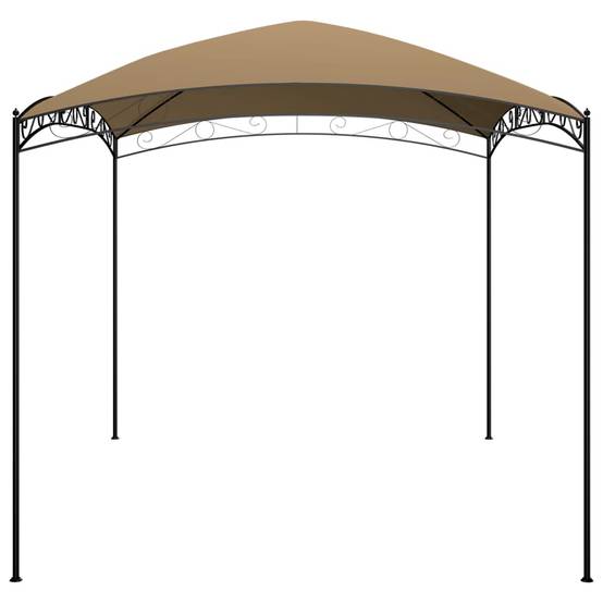 Pergola Jardin - Tonnelle de jardin - Belvédère 3x4x2,65 m Taupe 180 g/m² MI38 - Image 3
