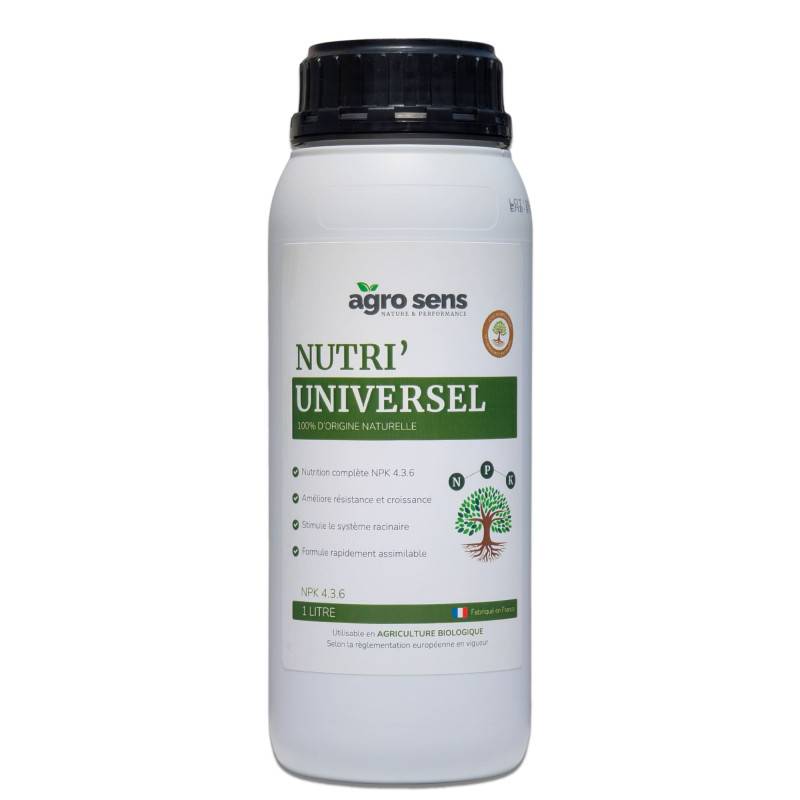 Nutri Universel - Engrais liquide universel - 1 litre (500 litres de préparation) - Image 1