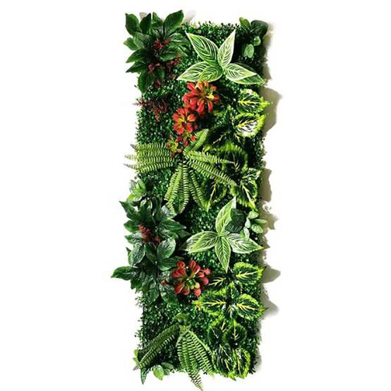 Panneau mural décoratif en plantes artificielles 40x121 cm - Image 1