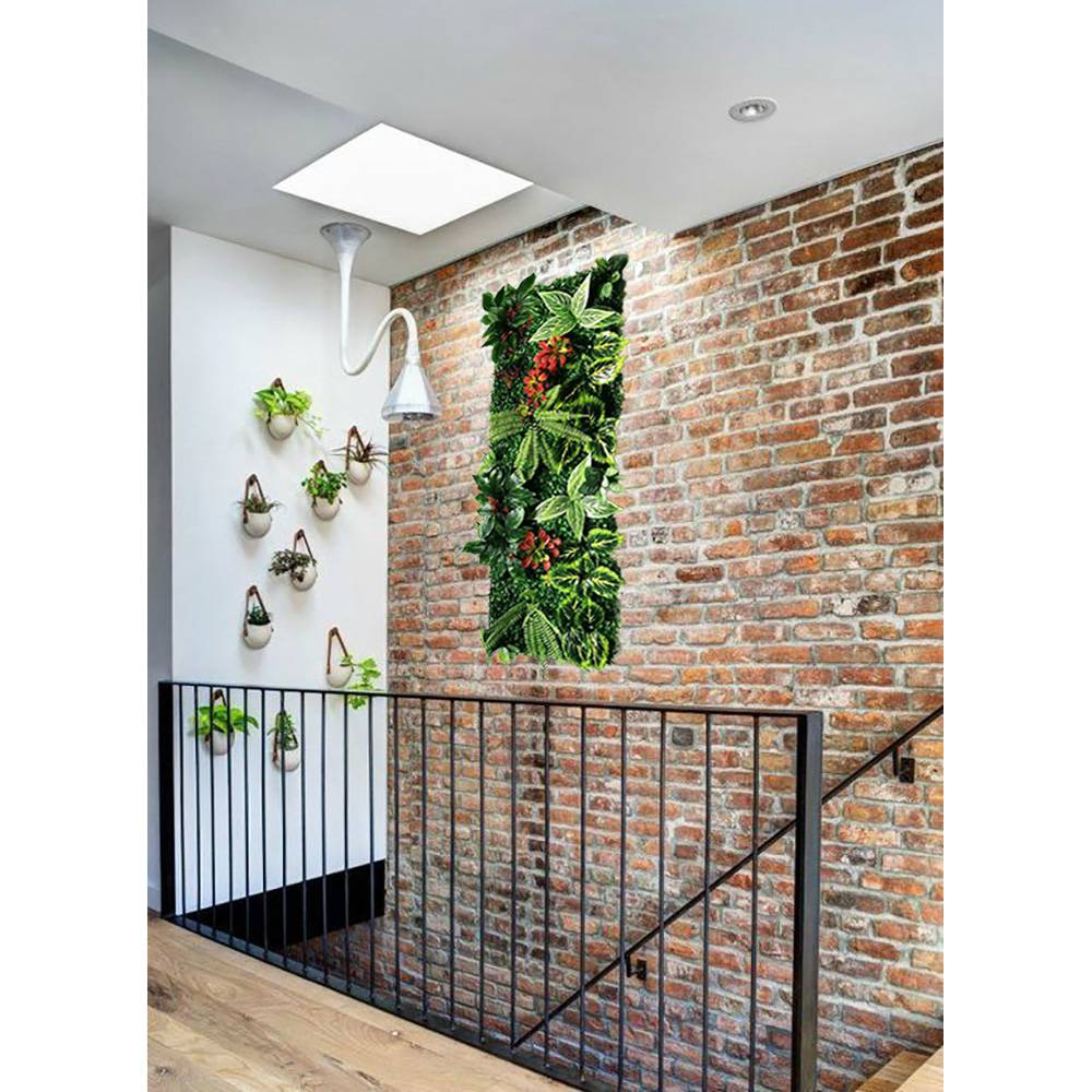Panneau mural décoratif en plantes artificielles 40x121 cm - Imagen 2
