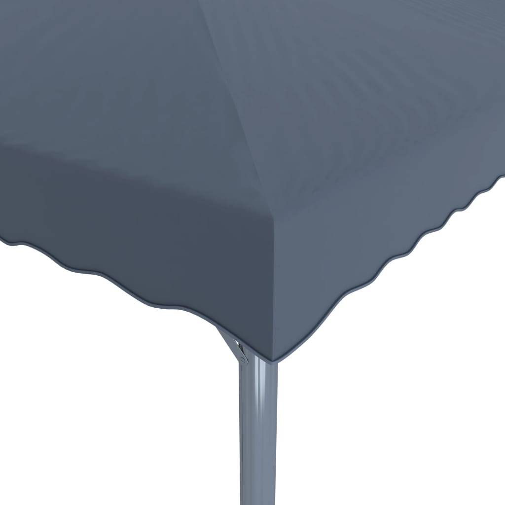 Pavillon d'Extérieur en Aluminium avec Double Toit et Éclairage LED Solaire Anthracite 3x3 m – ComfortXL Outdoor Living - Image 5