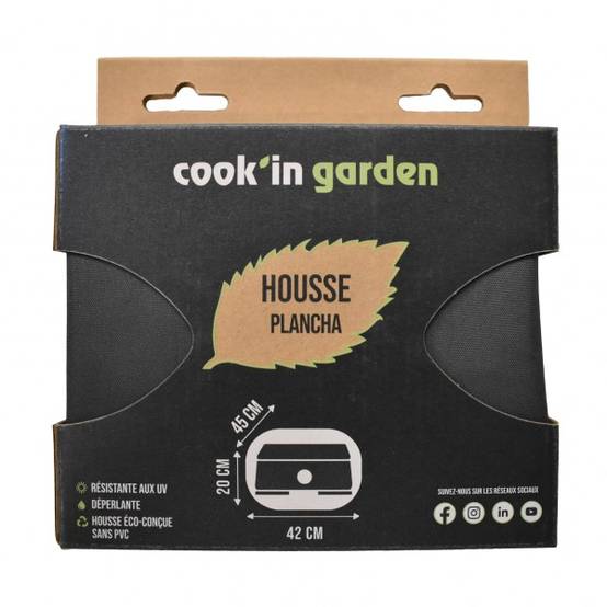 HOUSSE BARBECUE PLANCHA L42x P45x H20 CM - Imagen 3
