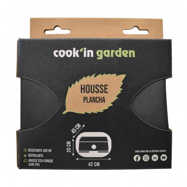 HOUSSE BARBECUE PLANCHA L42x P45x H20 CM - Imagen 3