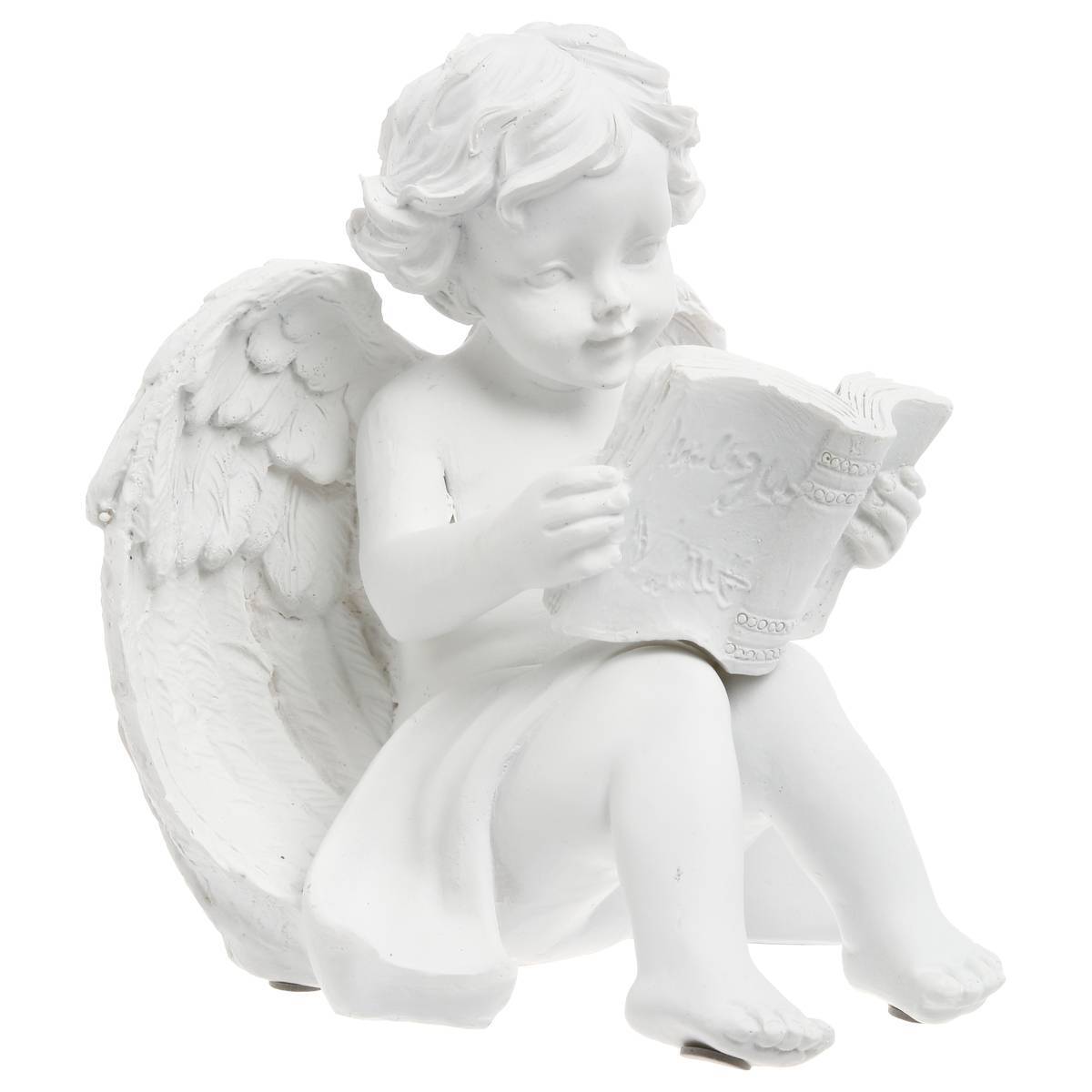 Atmosphera - Ange assis H.15,5cm résine - Atmosphera Créateur d'intérieur - Imagen 5