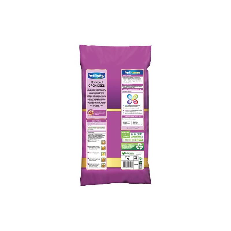 Fertiligène - Terreau Orchidees 6l               /nc Fertiligene - Forch6b - Image 2