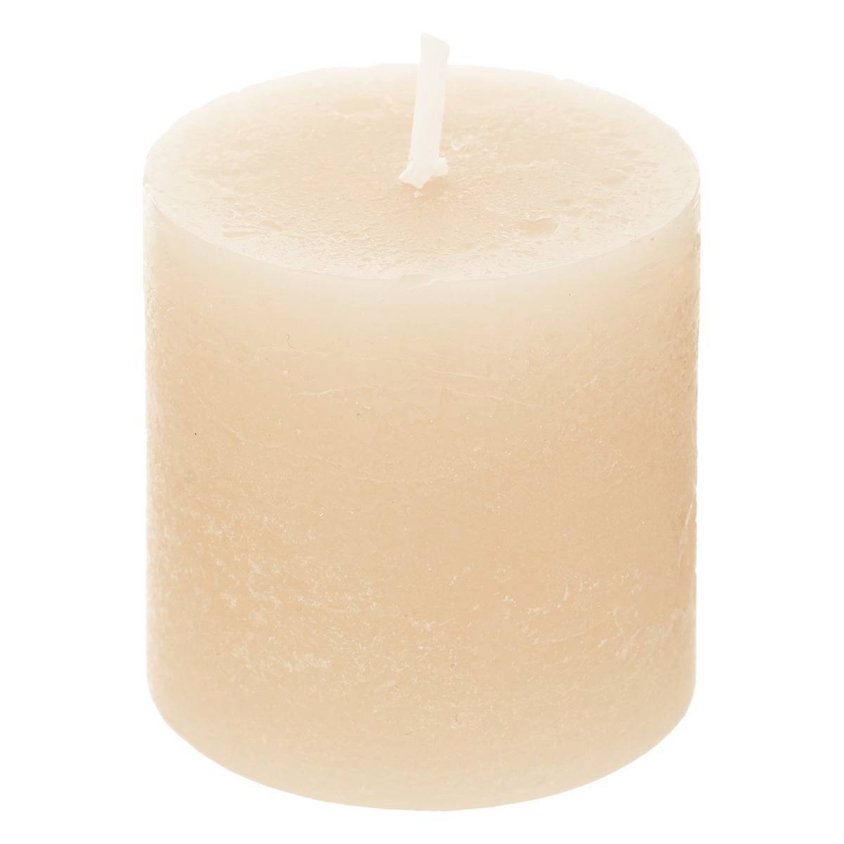 Atmosphera - Lot de 4 bougies rustiques 60g blanc ivoire - Atmosphera Créateur d'intérieur - Imagen 1