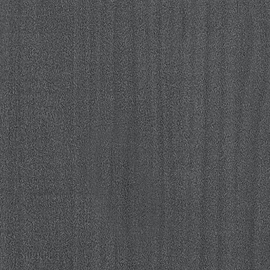 Vidaxl - Jardinières d'extérieur 2pcs Gris 40x40x70cm Bois de pin massif vidaXL 810794 - Image 7