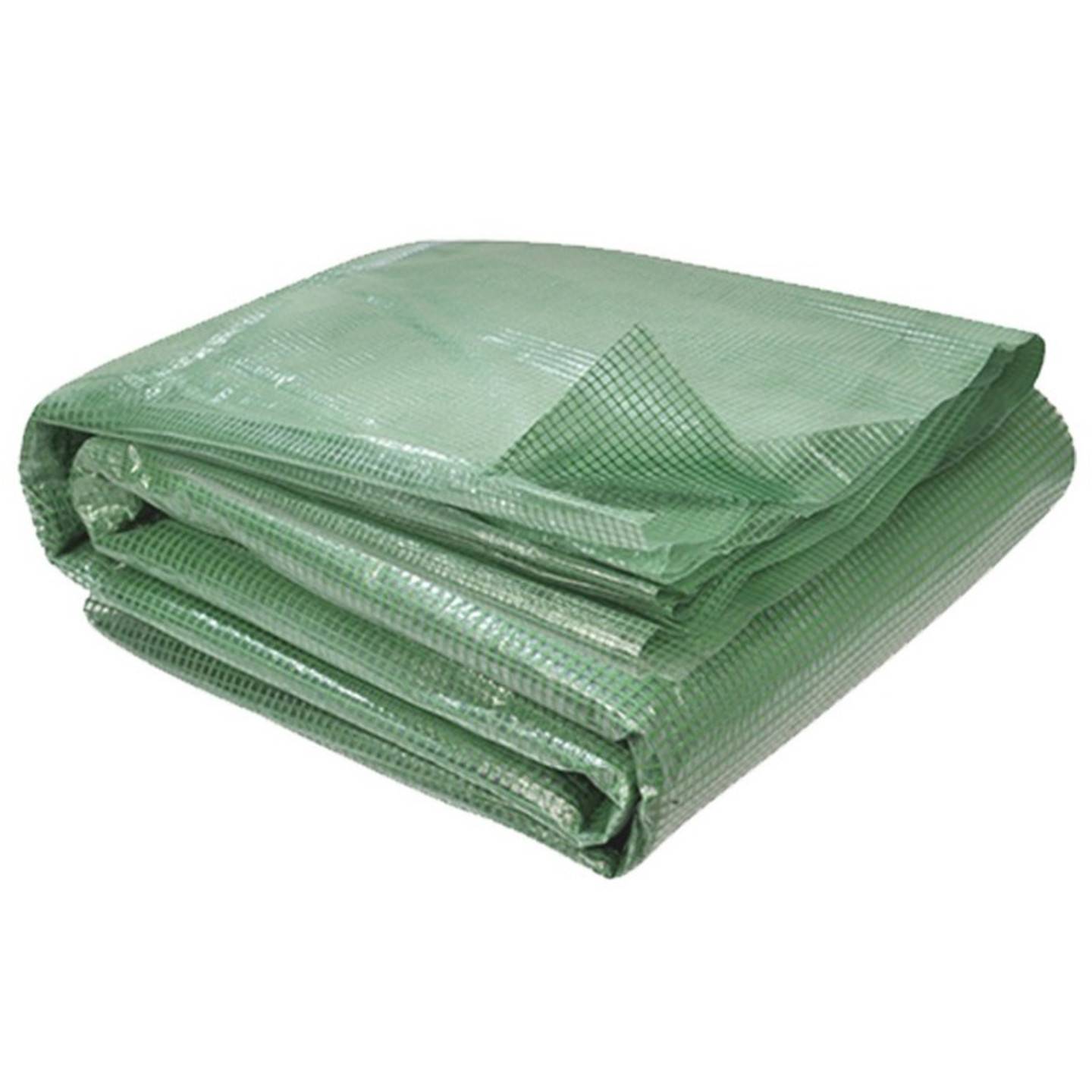 Bâche de rechange 130 gr/m² pour serre tunnel 18m² verte CRIMÉE - Image 2