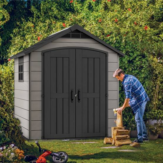 Keter - Abri de jardin PREMIER 757 Gris - Image 2
