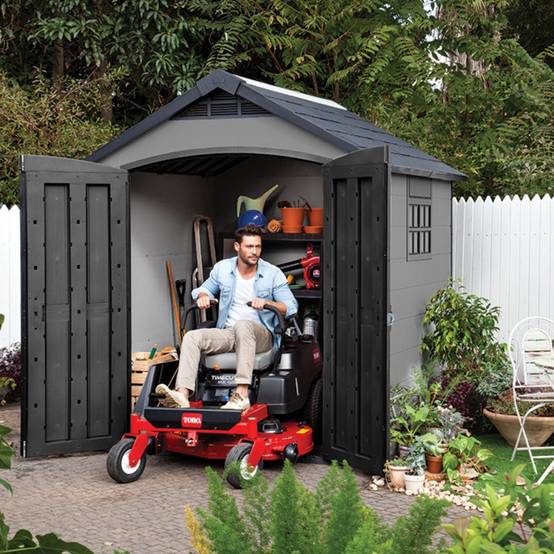 Keter - Abri de jardin PREMIER 757 Gris - Image 9