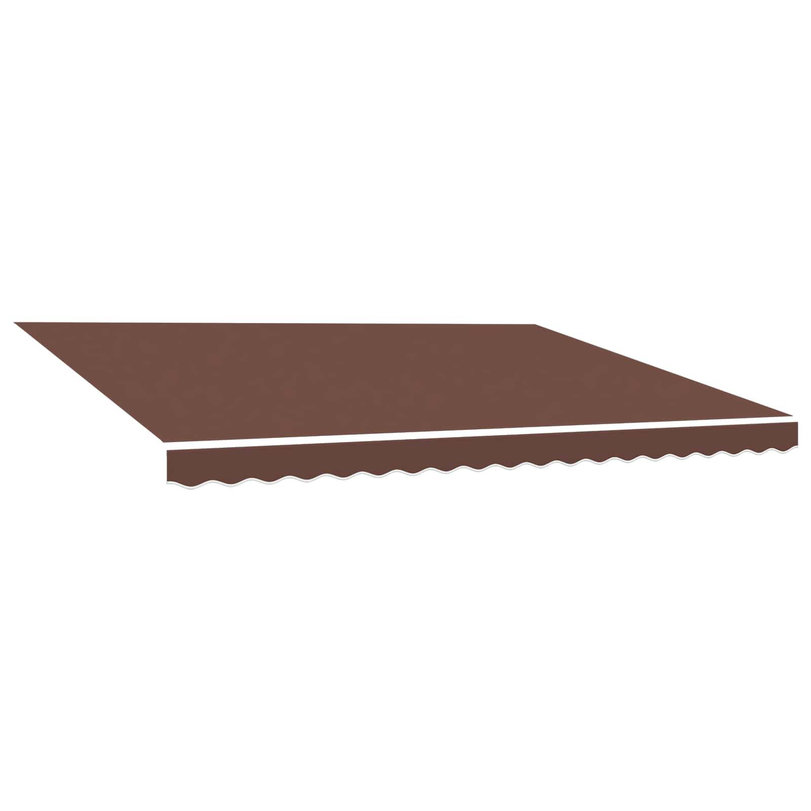 Prolenta Premium - Auvent polyester marron  480 x 295 cm  - Prolenta premium p354.7 - Image 4