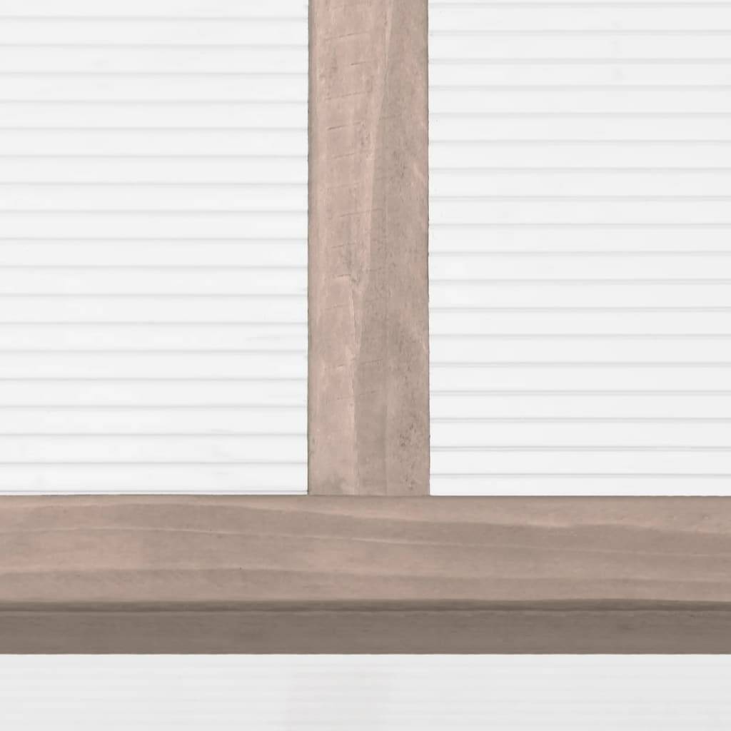 Serre Châssis Bois Sapin Gris 110x56cm Protection Gel Semis Potager - ComfortXL Outdoor Living - Image 6