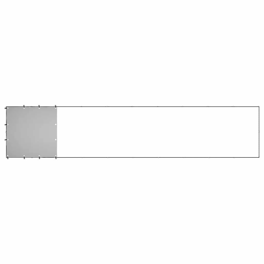 Vidaxl - Chenil Noir 6,05 m² Acier vidaXL 3082201 - Imagen 7