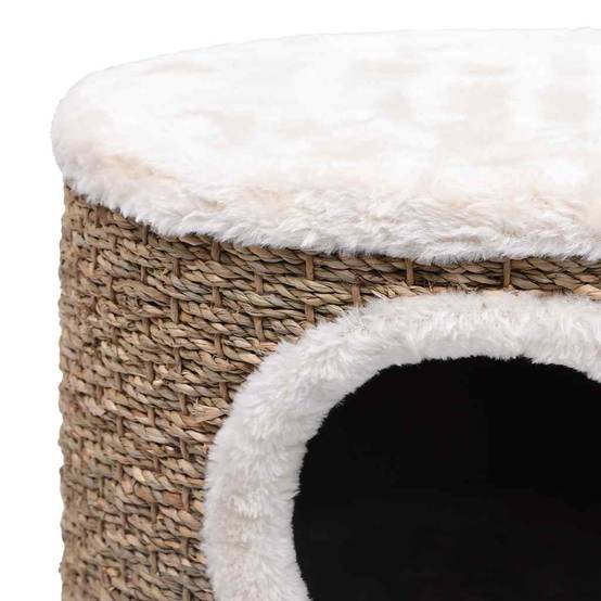 Vidaxl - Maison pour chat avec pieds en bois 41 cm Herbiers marins vidaXL 170970 - Image 7