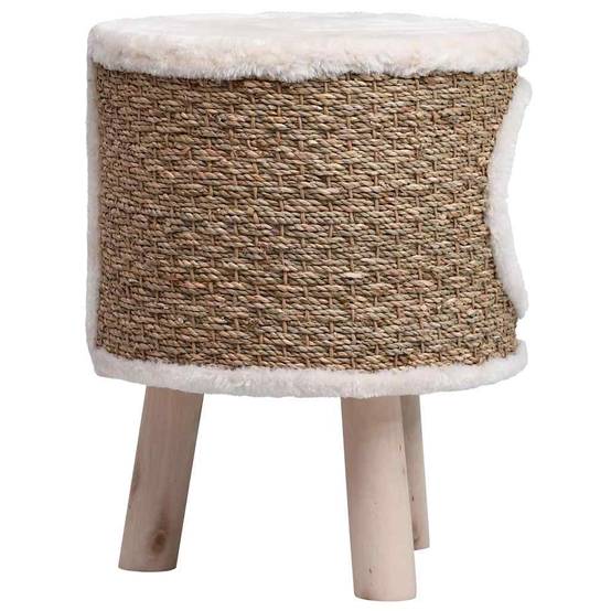 Vidaxl - Maison pour chat avec pieds en bois 41 cm Herbiers marins vidaXL 170970 - Image 6