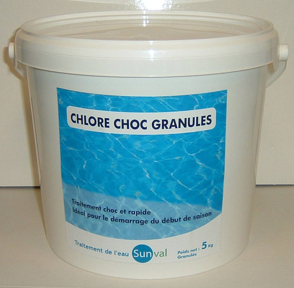 Centrale Brico - Chlore choc piscine, granulé 5 kg Centrale Brico - Imagen 1