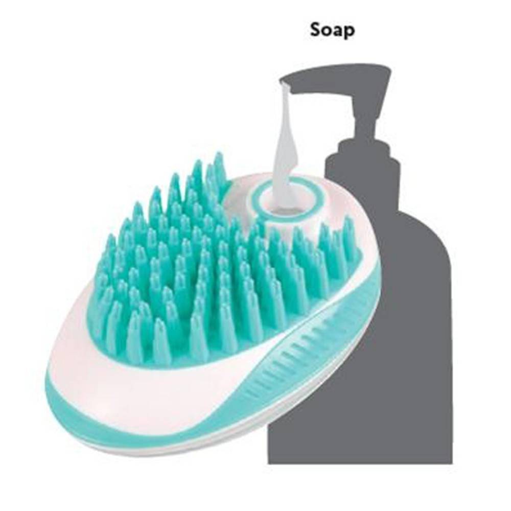 Brosse de shampouinage nettoyage et de massage 2 en 1 pour chien - Image 2