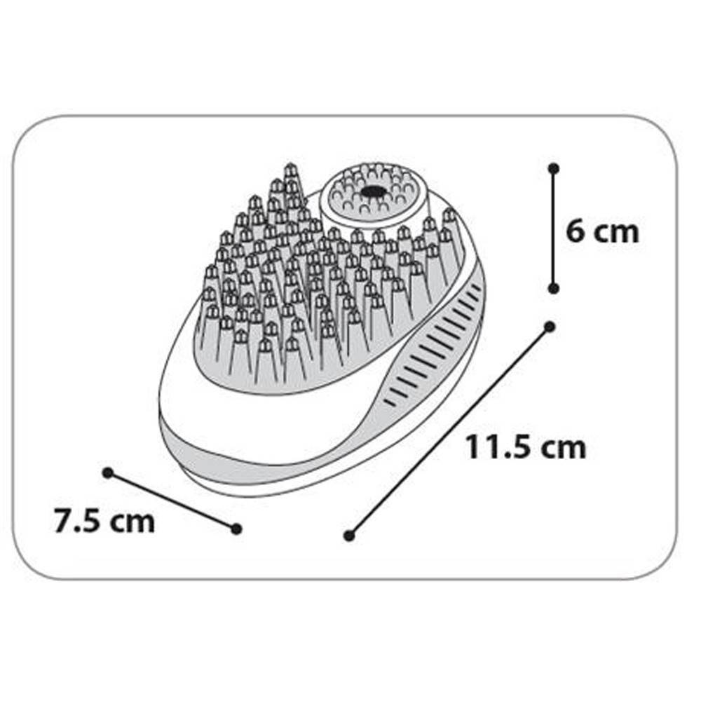 Brosse de shampouinage nettoyage et de massage 2 en 1 pour chien - Image 4