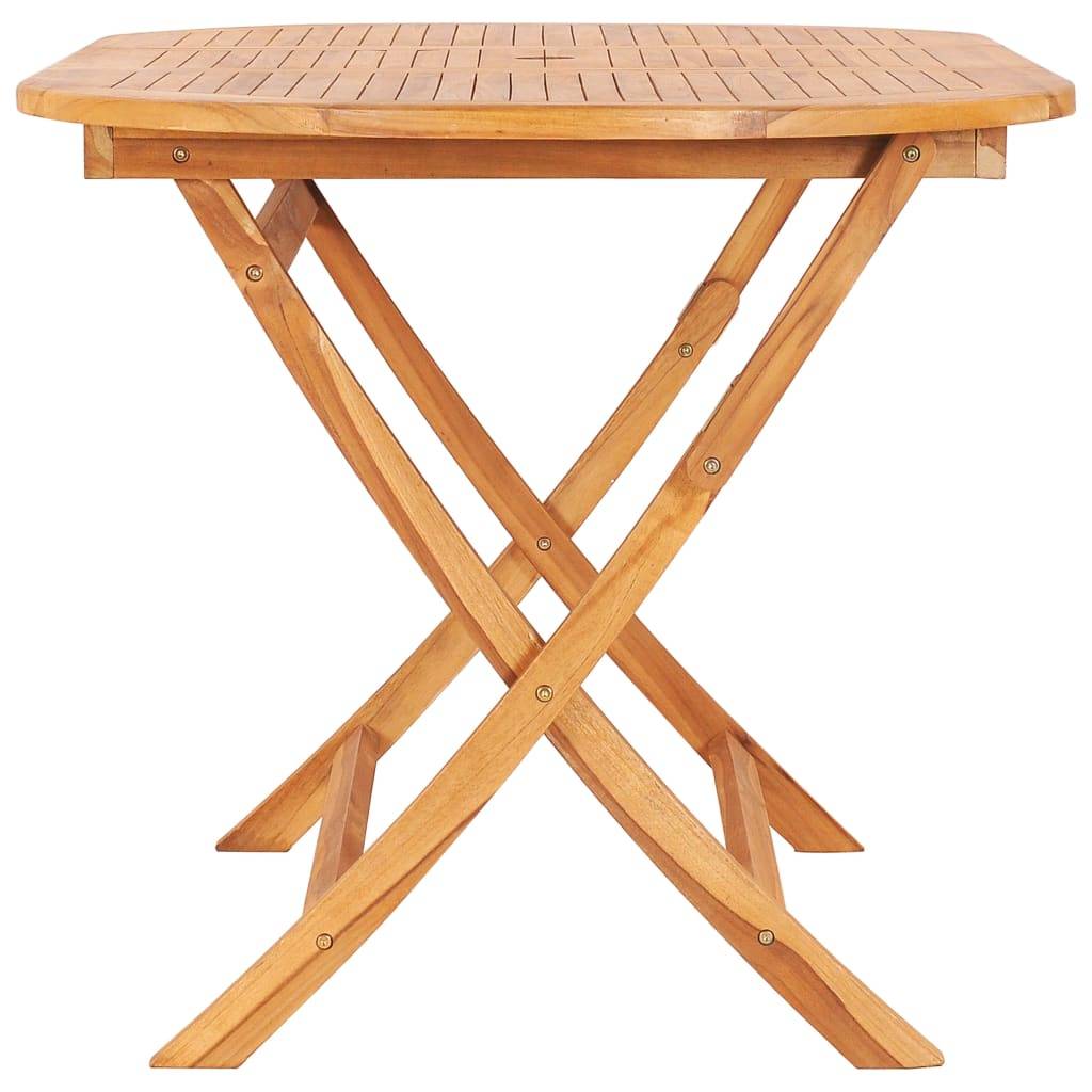 PANGIVO - Table pliable jardin bois de teck 160 x 80 x 75 cm - PANGIVO - Image 3