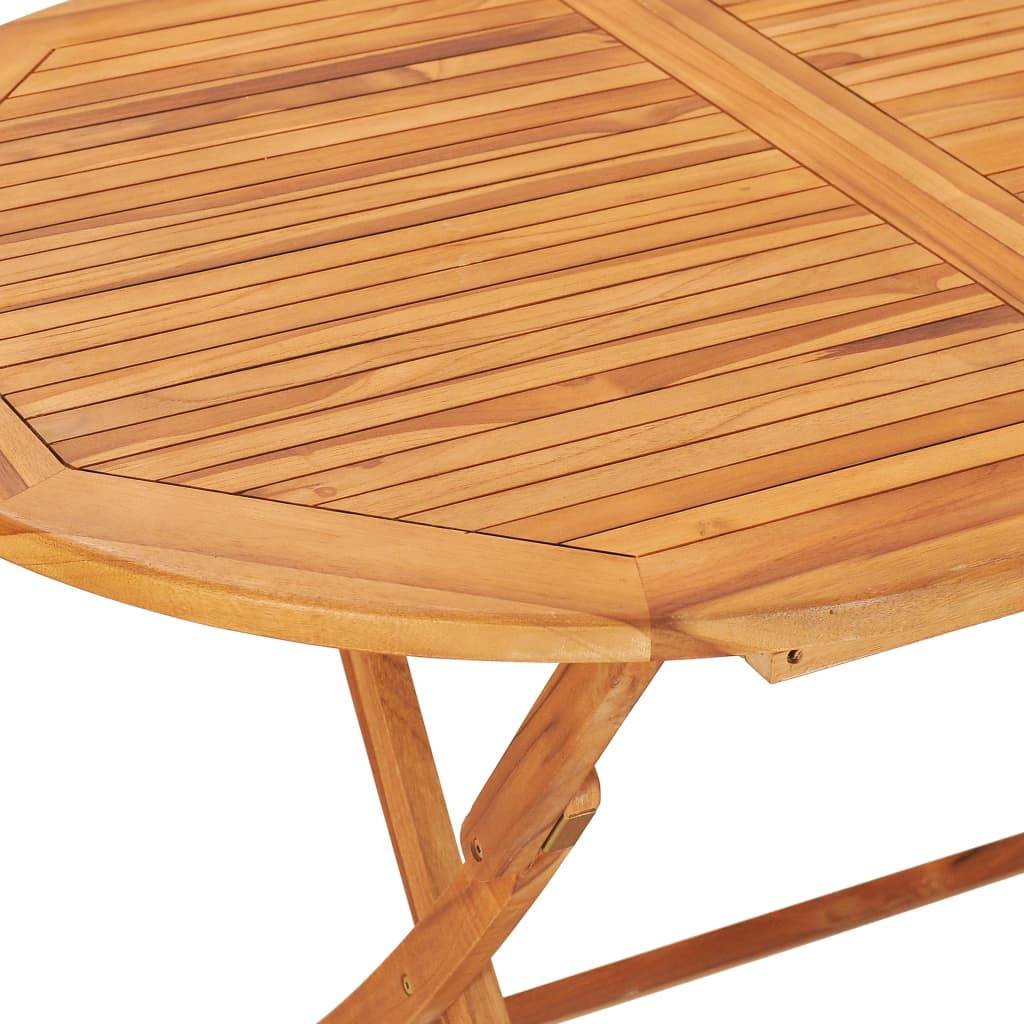 PANGIVO - Table pliable jardin bois de teck 160 x 80 x 75 cm - PANGIVO - Image 4