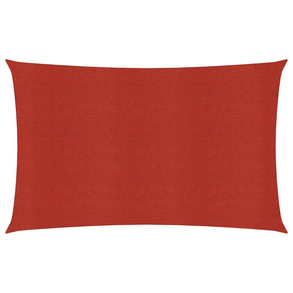 Helloshop26 - Voile d'ombrage 160 g/m² rouge 4 x 6 m PEHD - Imagen 1