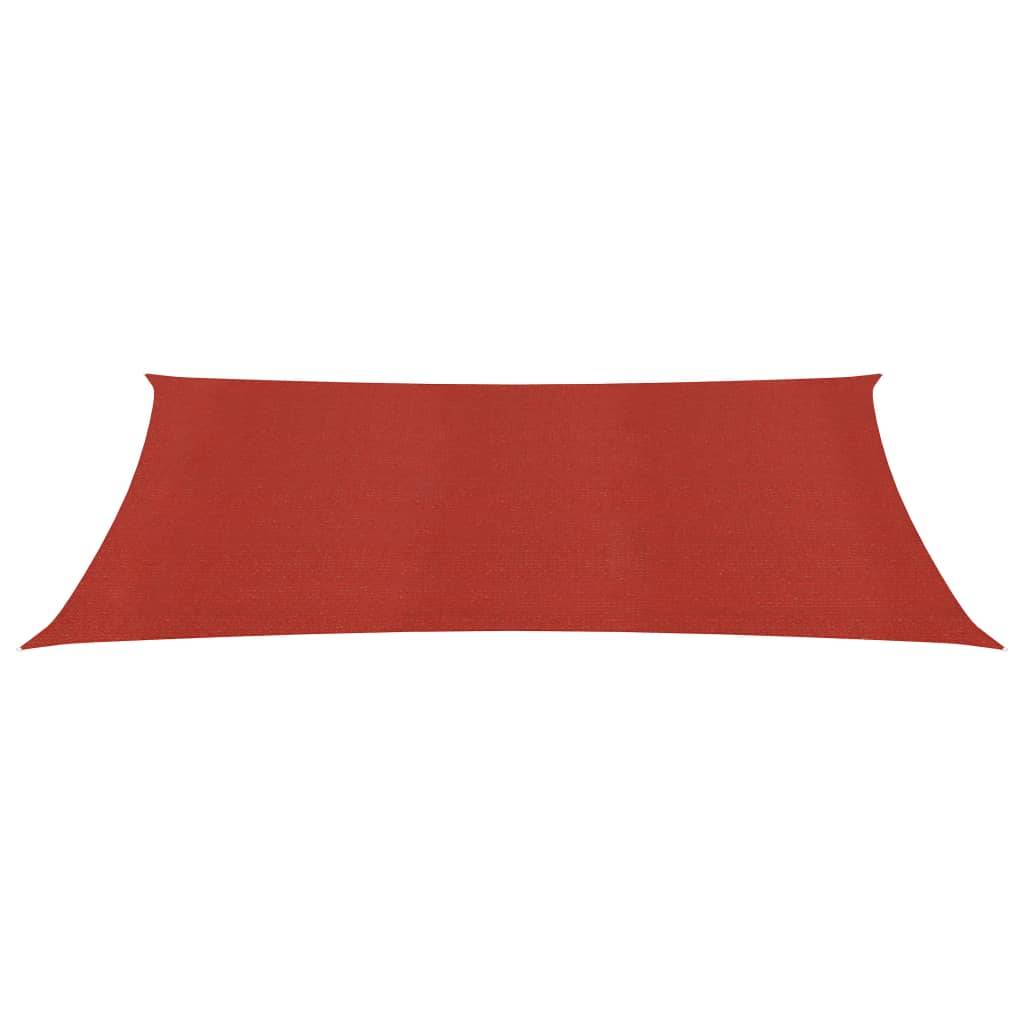 Helloshop26 - Voile d'ombrage 160 g/m² rouge 4 x 6 m PEHD - Imagen 2