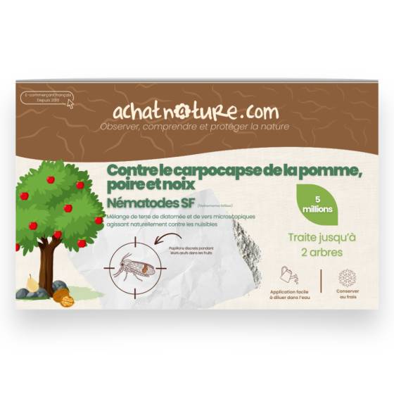 Achat Nature - achatnature - Nématodes SF contre carpocapses de la pomme, poire et noix - 5M - 2 arbres - Image 1