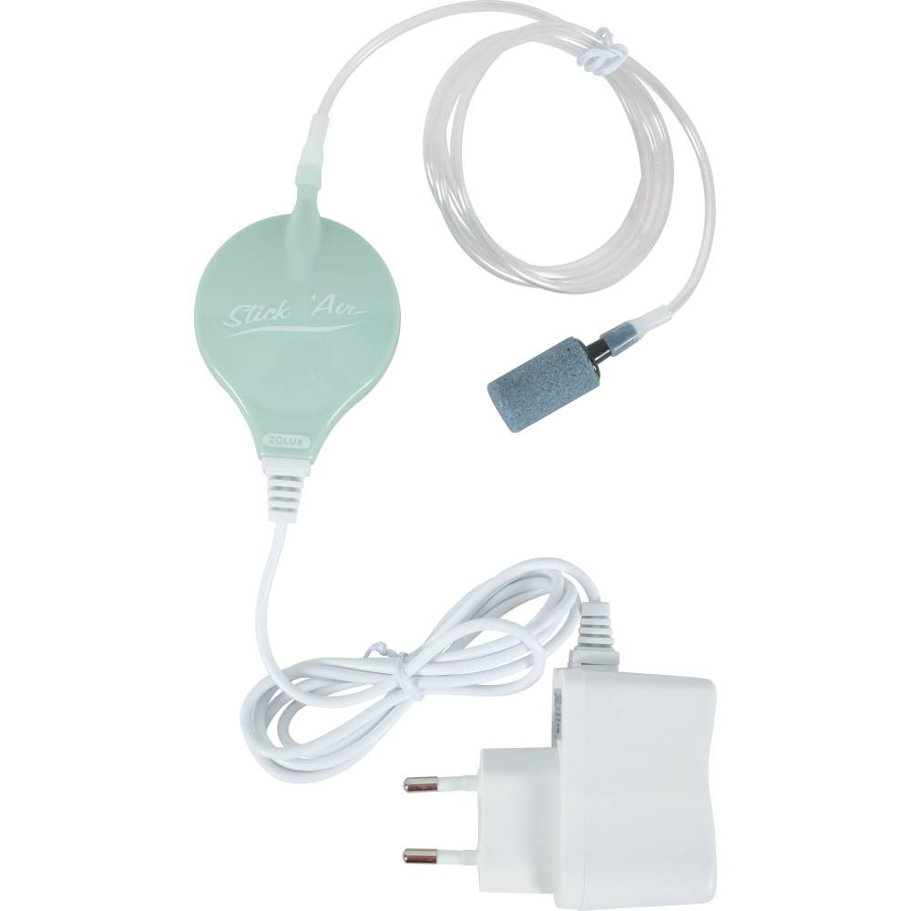 Zolux - Bulleur aérateur 1.5w débit 18.6 L/h vert pour aquarium max 50 Litres - Imagen 4