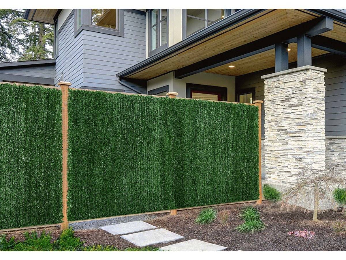 Lot De 4 Haies Artificielles - 200 X 300 Cm -habitat Et Jardin - Image 2