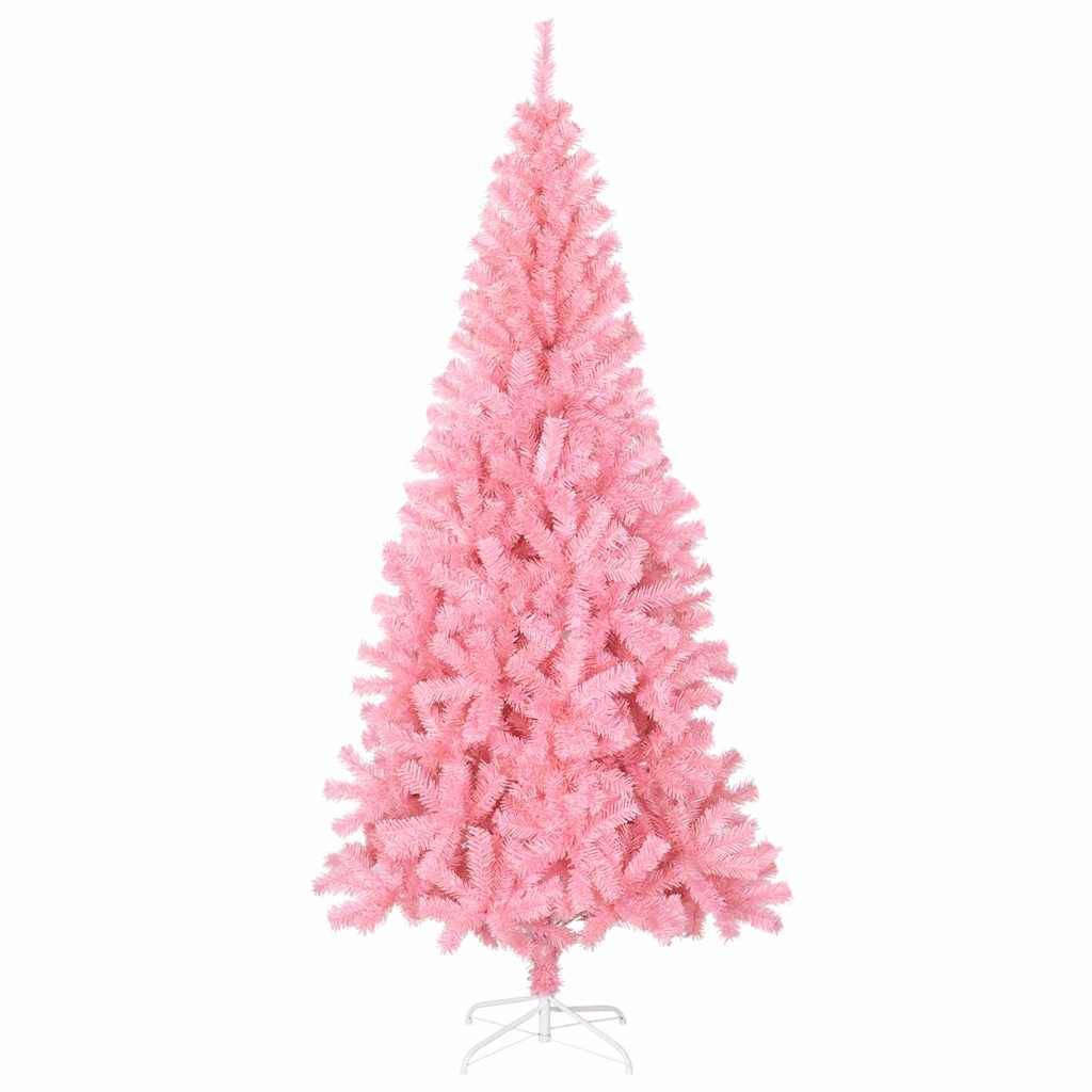 Vidaxl - Sapin de Noël Rose 210 cm PVC vidaXL 3396443 - Image 6