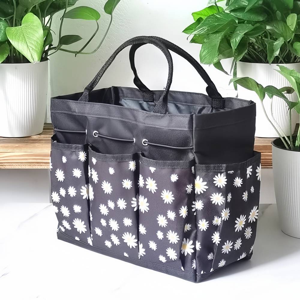Sac de rangement pour outils de jardinage noir MCBOSON - Image 2