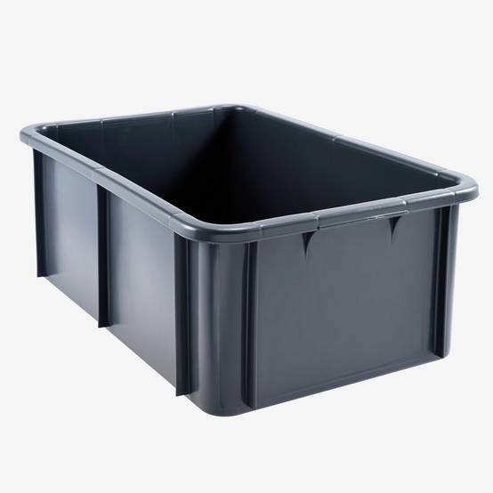 Bac rectangulaire 35 L - gris - Gilac - Image 1