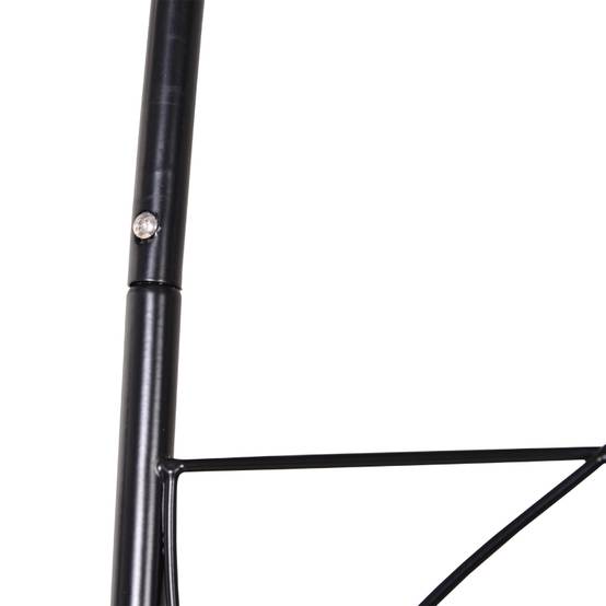 Arche de jardin métal noir 114 x 30 x 230 cm - PANGIVO - Image 8