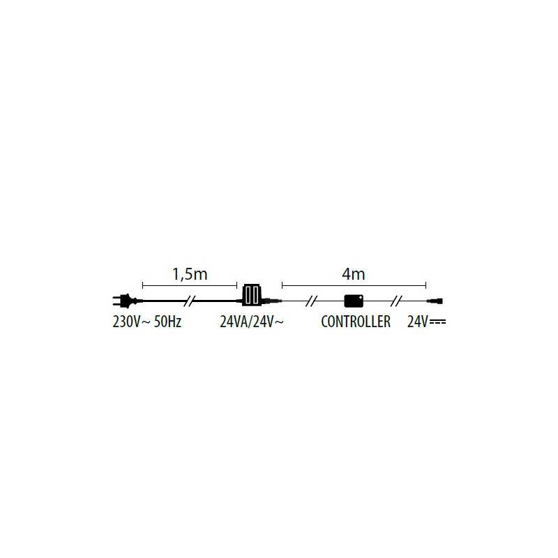 Lotti - Alimentation 24V 24W + programmateur 8 modes  Lotti - Imagen 2