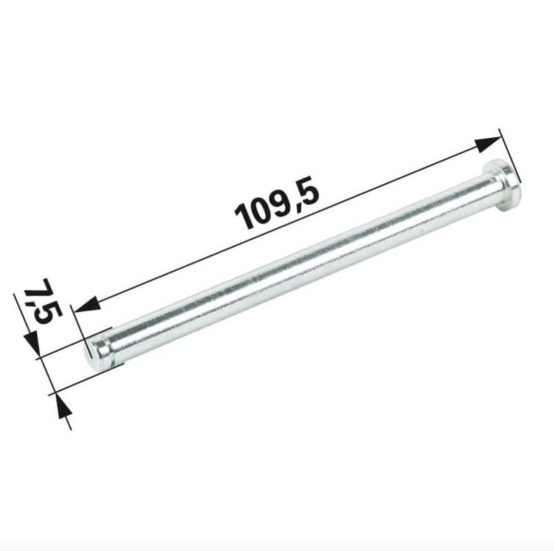 Axe de roulette de plateau GGP 1255101211 pour roue 1827000040 182700004/0 - Image 3