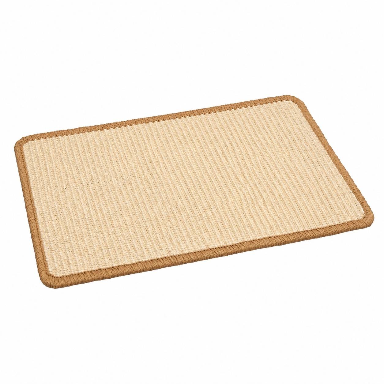 Tapis à Gratter pour Chat Protecteur de Meubles Polyvalent Beige 50x30cm - Image 1