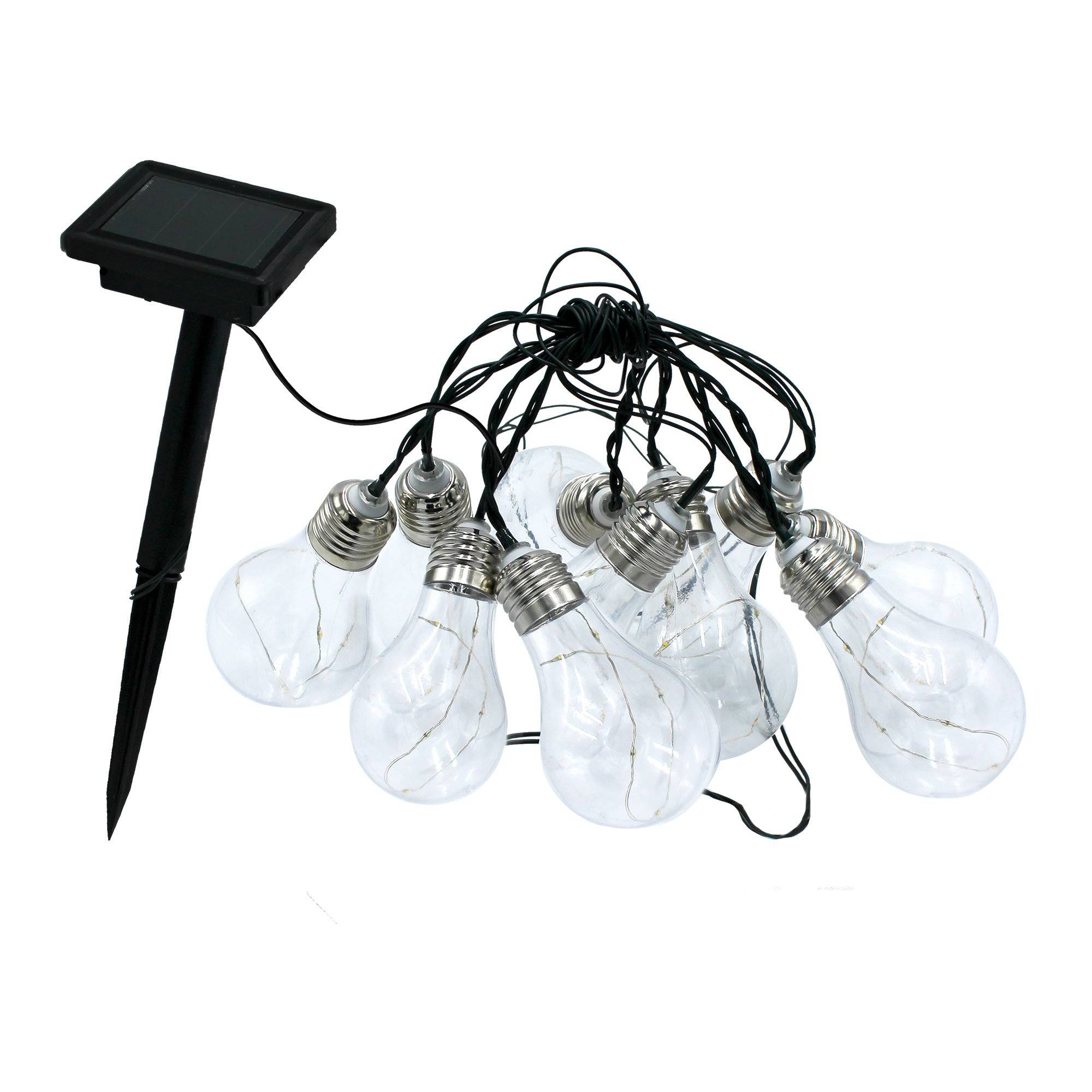 Lumisky - Guirlande solaire FANTASY STAR 10 ampoules 3.75M - Imagen 1