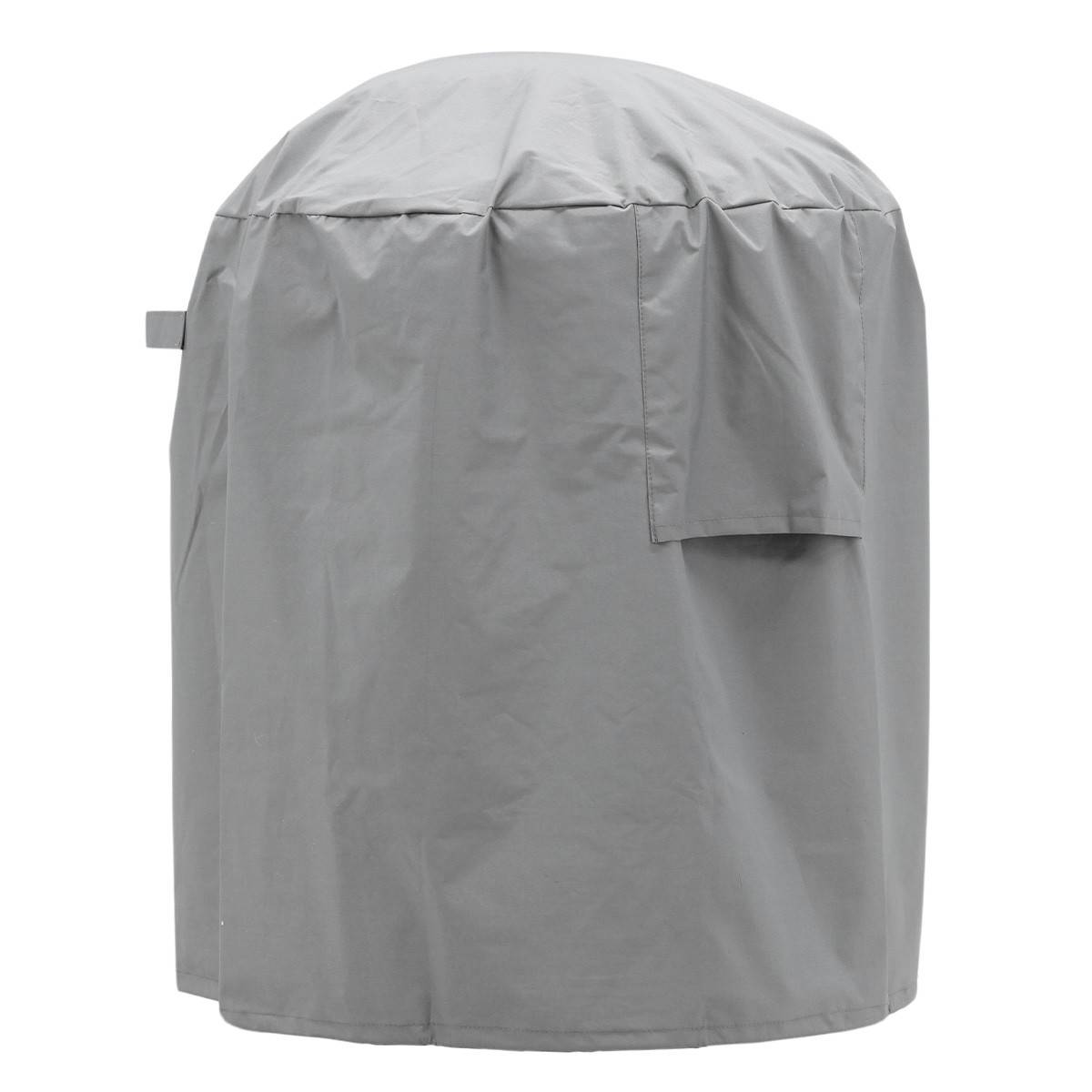 Paris Prix - Housse de Protection Barbecue "Klas" 90cm Gris