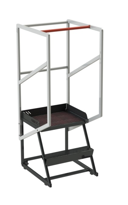 Escabeau roulant étroit 2 marches 150 kg - FIMM - 830008727 - Imagen 1