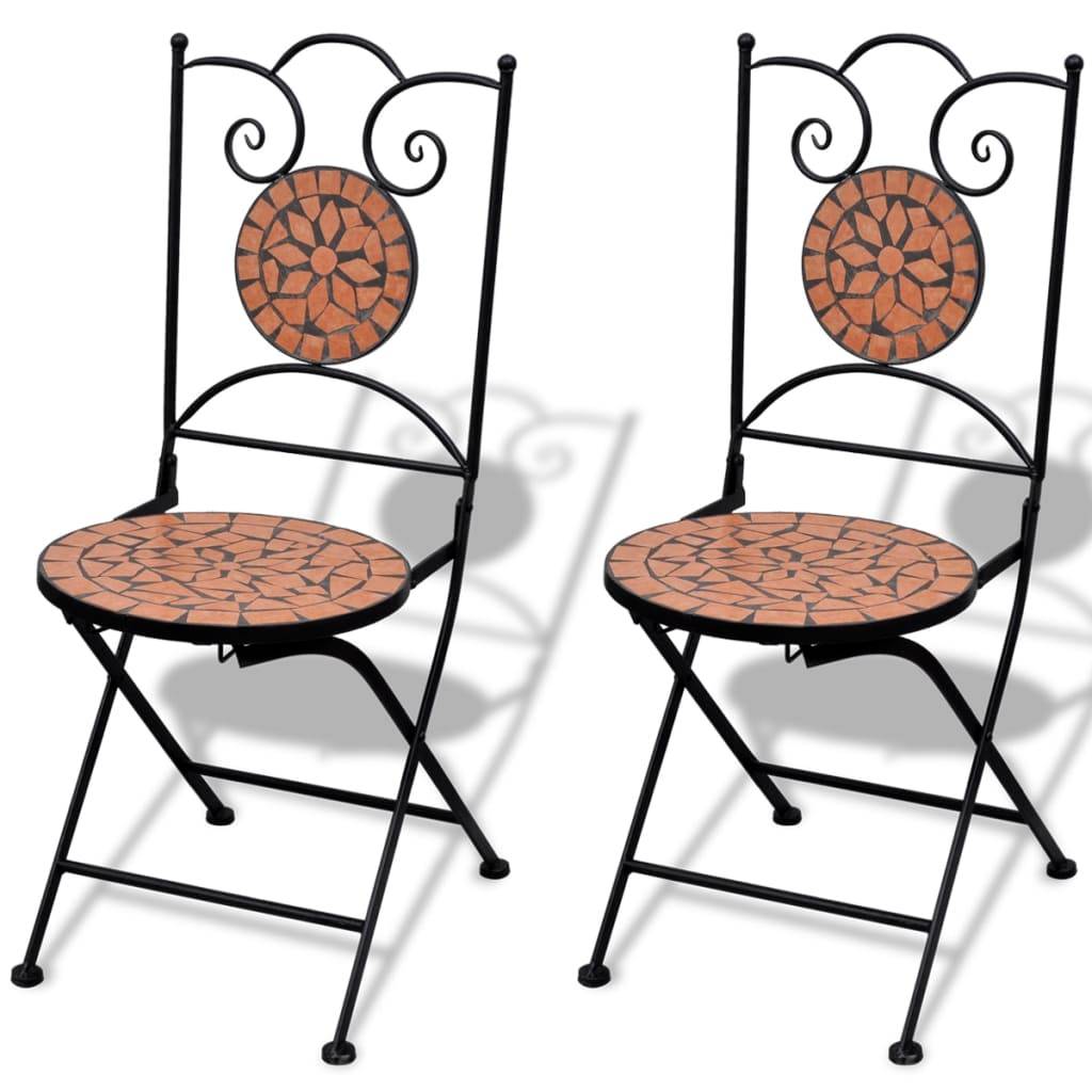 Vidaxl - Ensemble de bistro 3 pcs Carreaux céramiques Terre cuite vidaXL 271770 - Imagen 7
