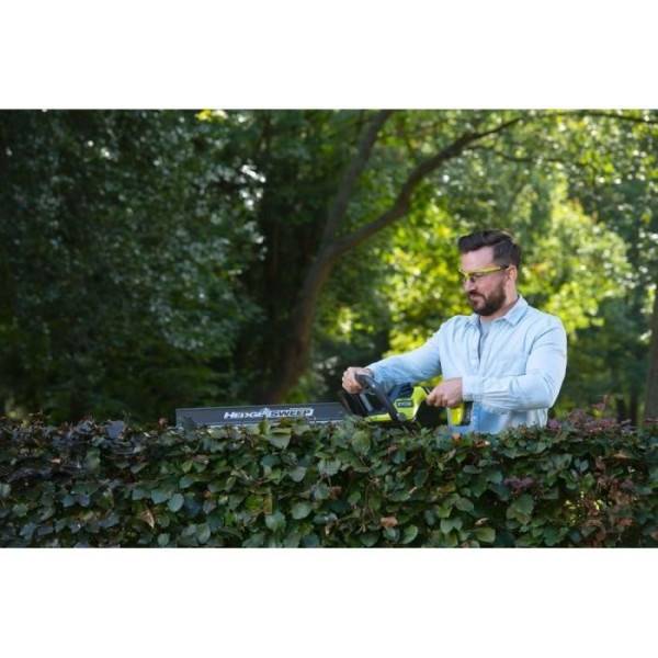 RYOBI - Taille-haies LINEA 18V - lames 55 cm - HedgeSweep™ - 1 batterie lithium+ 18V 2,0 Ah et 1 chargeur 1,5 A - RY18HT55A-12 - Image 5