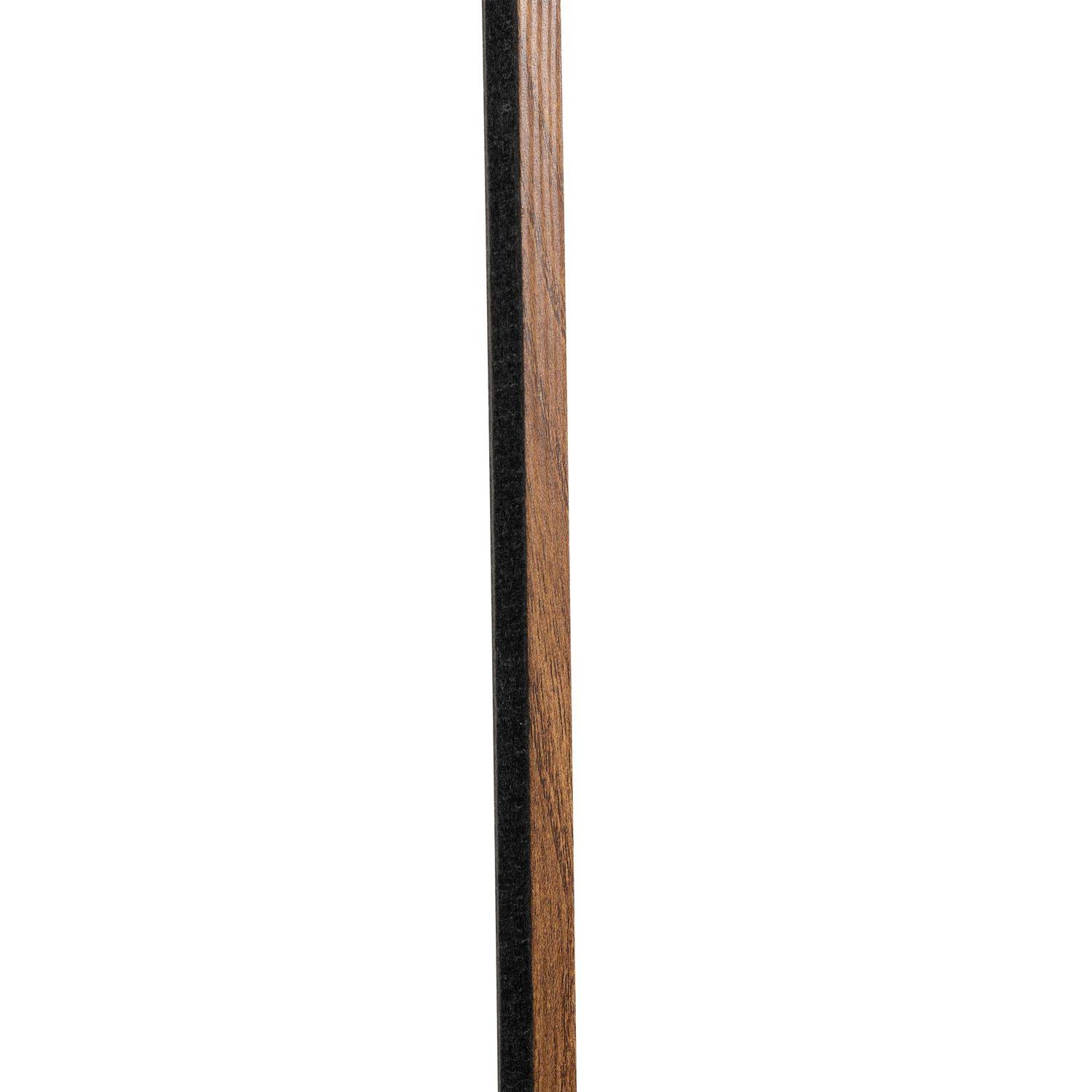 Lot de 4 panneaux décoratifs tasseaux de bois COLVA - Marron foncé - Atmosphera - Image 4
