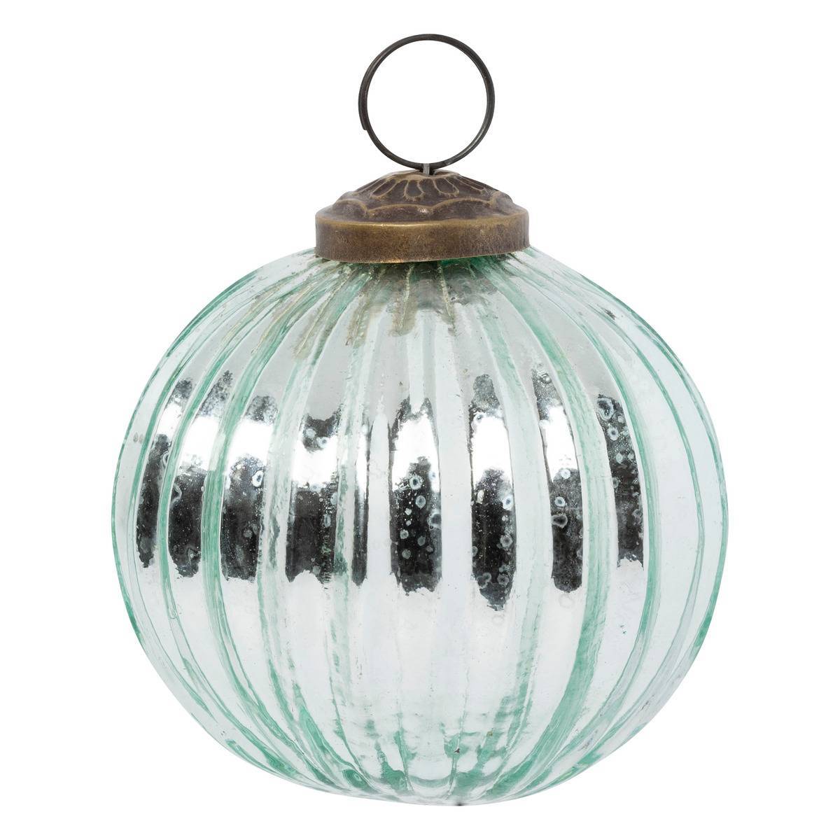 Fééric Lights & Christmas - Boules de Noël "Refuge" lot de 3 en verre D8cm - Feeric Lights & Christmas - Imagen 3