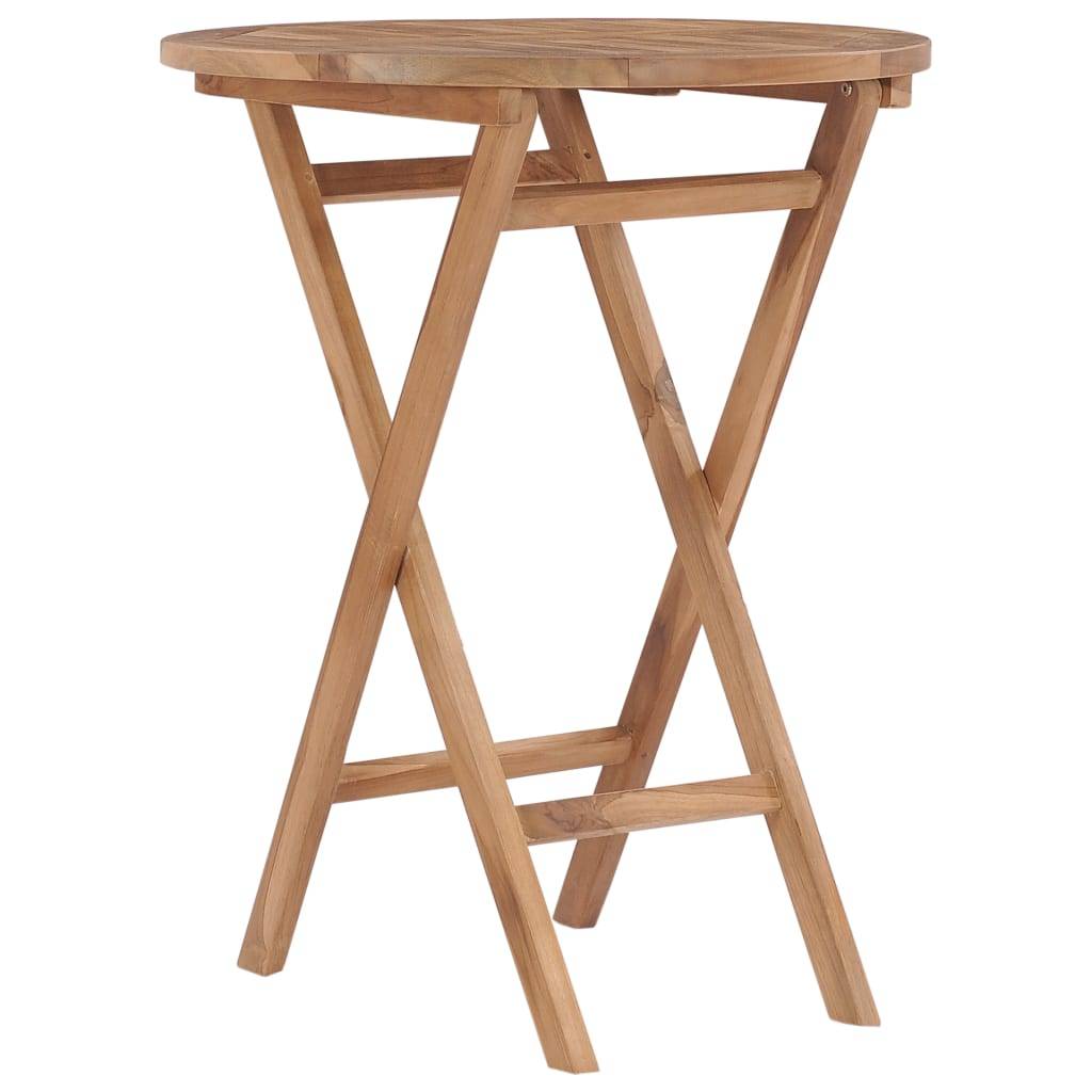 Maison Chic - Ensemble de 3 pcs table de jardin avec chaises - mobilier de jardin Bois de teck massif - Image 6