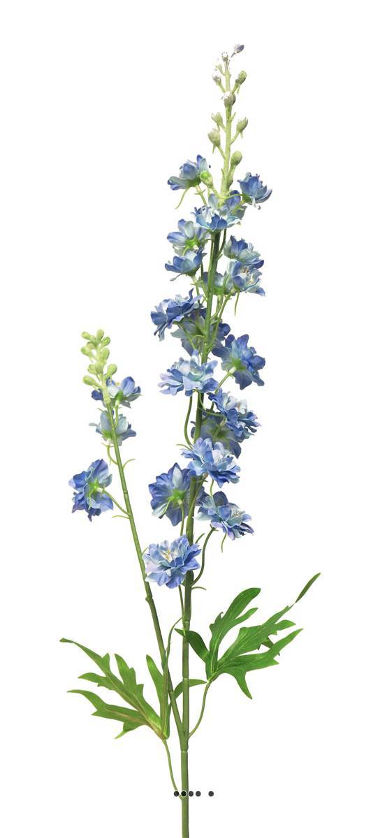 Artificielles - Delphinium artificiel, 2 ramures, H 85 cm, bleu royal - BEST - couleur: Bleu royal 250 - Imagen 2